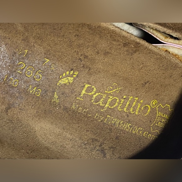 PAPILLIO BY BIRKENSTOCK PINK FLORAL SLIDES SIZE 10 (41) - Picture 8 of 9